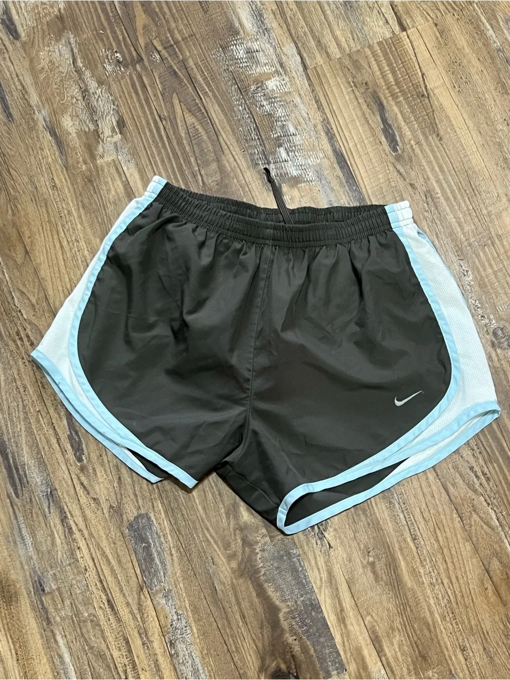 Nike Athletic Shorts with Light Blue Trim